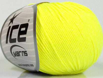 Amigurumi Cotton Neon Yellow Sku:fnt2-63016