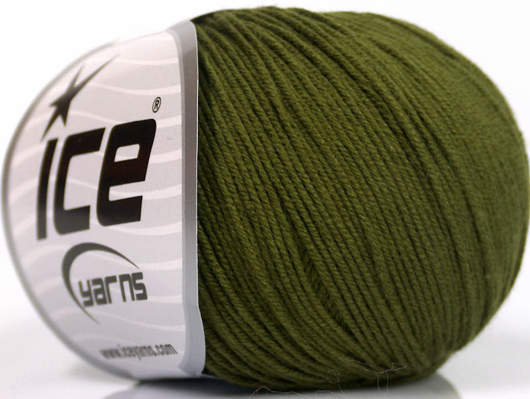 Amigurumi Cotton Dark Khaki Sku:fnt2-63019