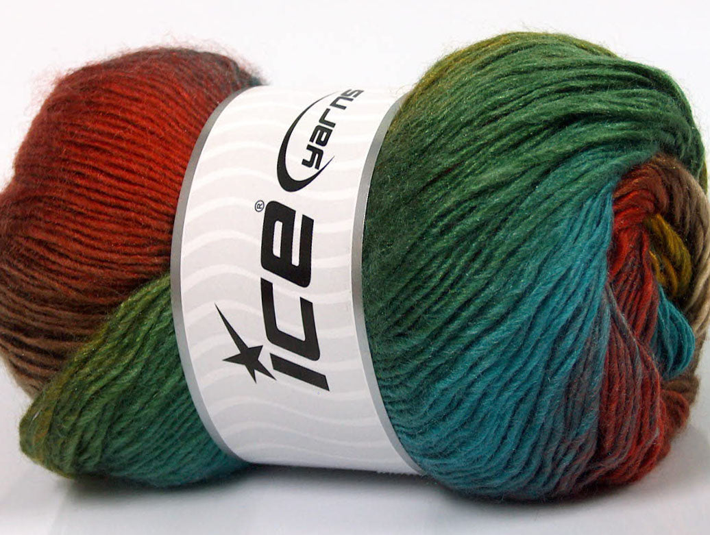 Rainbow Green, Turquoise, Copper, Gold, Brown fnt2-63038