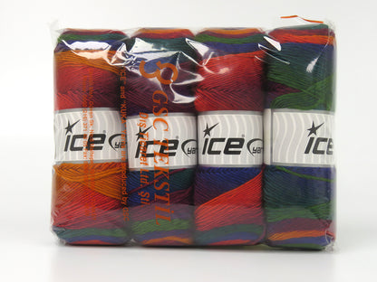 Rainbow Green, Gold, Red, Purple, Blue fnt2-63042