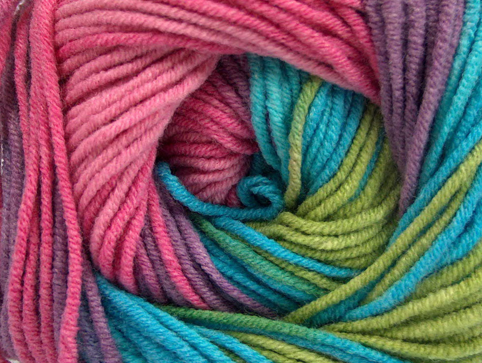 Lorena Print Pink, Lilac, Turquoise, Green Shades fnt2-63090