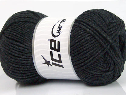 Lorena Worsted Anthracite Black fnt2-63096