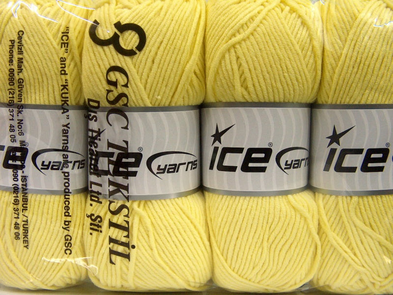 Lorena Worsted Light Yellow fnt2-63104