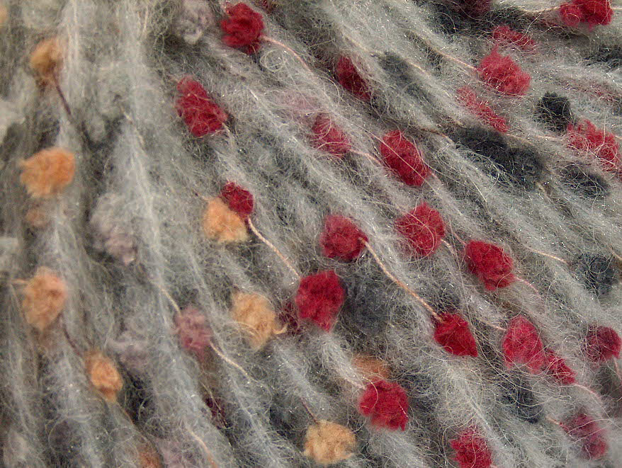 Alpaca Punto Grey, Black, Burgundy, Light Brown Sku:fnt2-63186