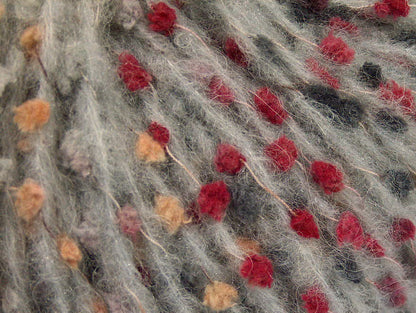 Alpaca Punto Grey, Black, Burgundy, Light Brown Sku:fnt2-63186