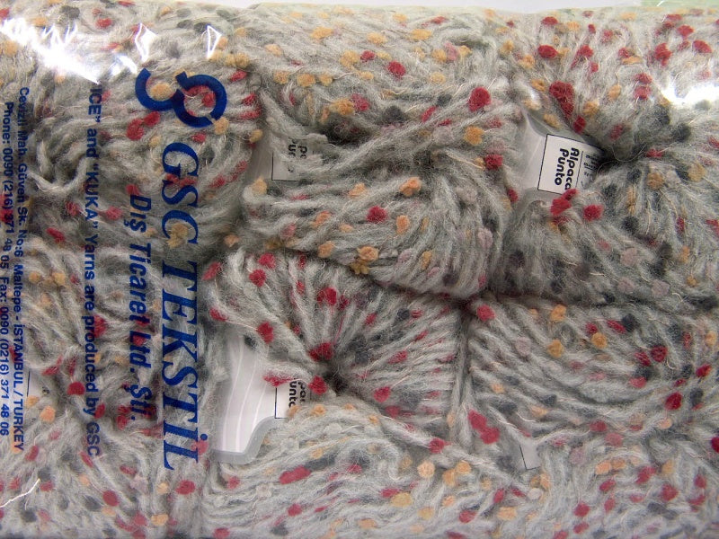 Alpaca Punto Grey, Black, Burgundy, Light Brown Sku:fnt2-63186