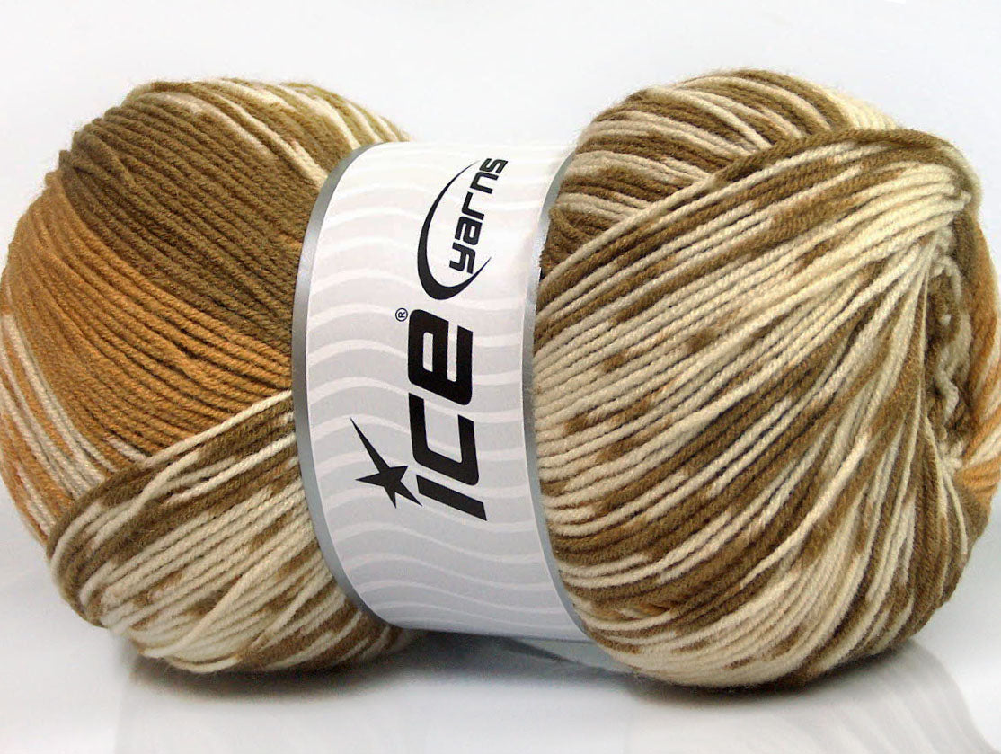 Jacquard Wool Camel, Light Brown, Cream Sku:fnt2-63206