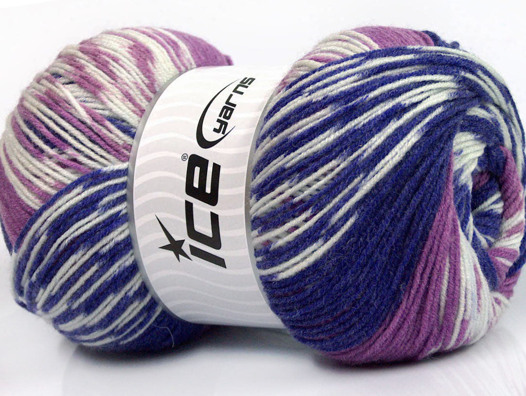 Jacquard Wool Purple, Lilac, White Sku:fnt2-63211