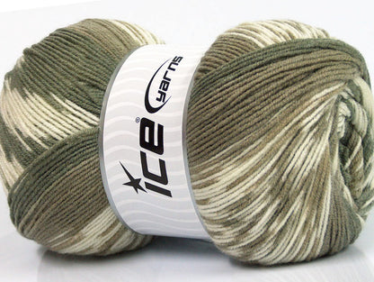 Jacquard Wool Khaki, Beige, Cream Sku:fnt2-63212