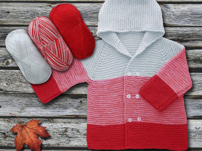 Baby Ombre Red, Light Grey fnt2-63225