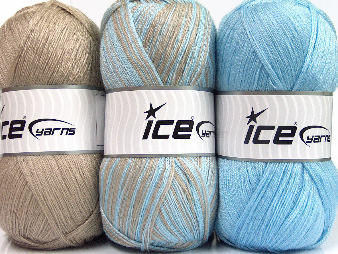 Baby Ombre Baby Blue, Beige fnt2-63229