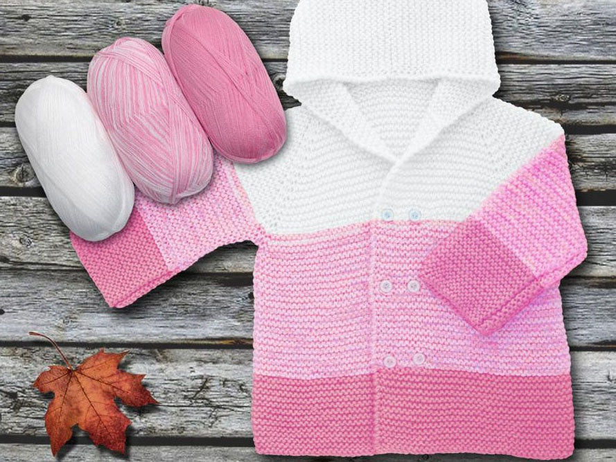 Baby Ombre White, Pink fnt2-63241