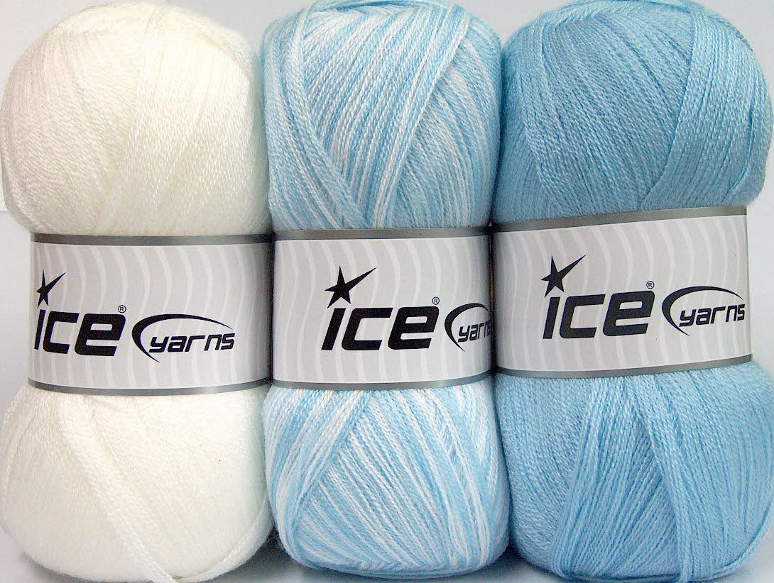 Baby Ombre White, Baby Blue fnt2-63242