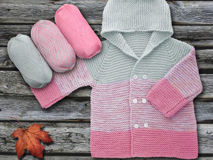 Baby Ombre Pink, Grey fnt2-63244