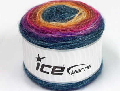 Cakes Alpaca Blue, Fuchsia, Burgundy, Gold, Cream fnt2-63270