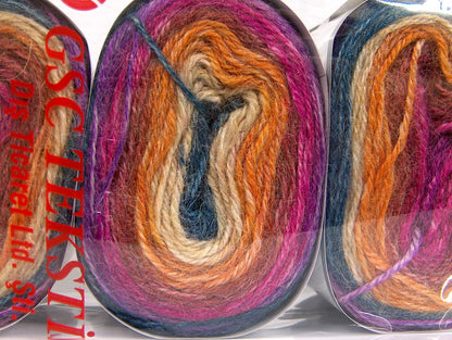 Cakes Alpaca Blue, Fuchsia, Burgundy, Gold, Cream fnt2-63270