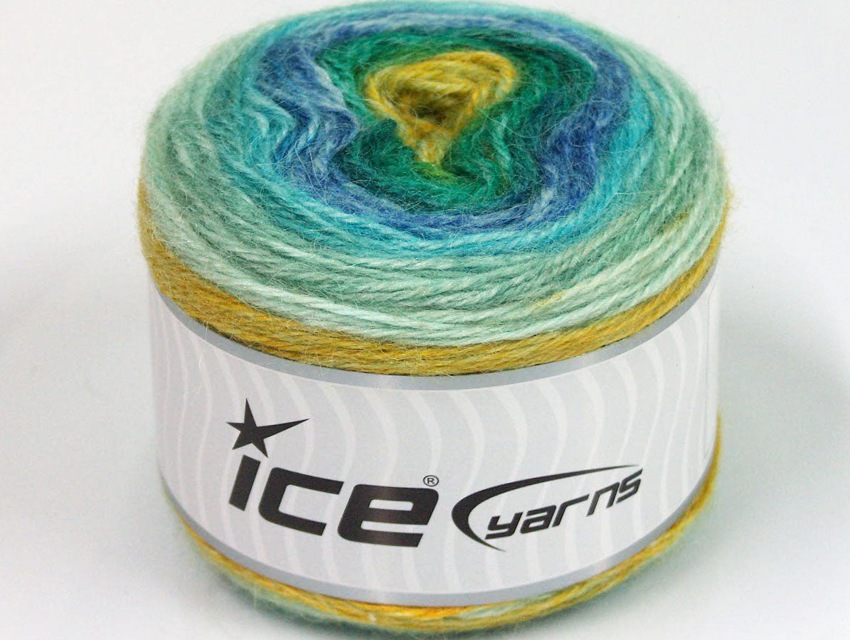 Cakes Alpaca Turquoise, Blue, Green Shades fnt2-63272