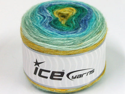 Cakes Alpaca Turquoise, Blue, Green Shades fnt2-63272