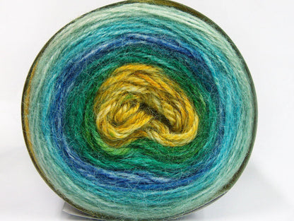 Cakes Alpaca Turquoise, Blue, Green Shades fnt2-63272