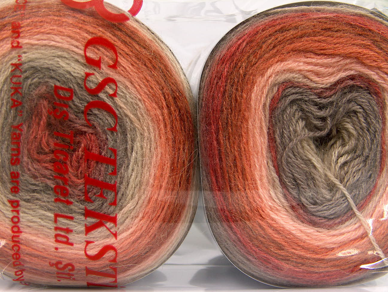 Cakes Mohair Camel, Copper, Salmon, Beige fnt2-63276
