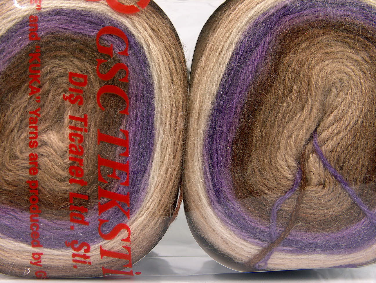 Cakes Mohair Lilac, Brown, Camel, Cream fnt2-63278