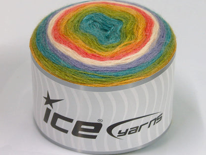 Cakes Mohair Green, Turquoise, Lilac, Cream, Salmon, Gold fnt2-63281