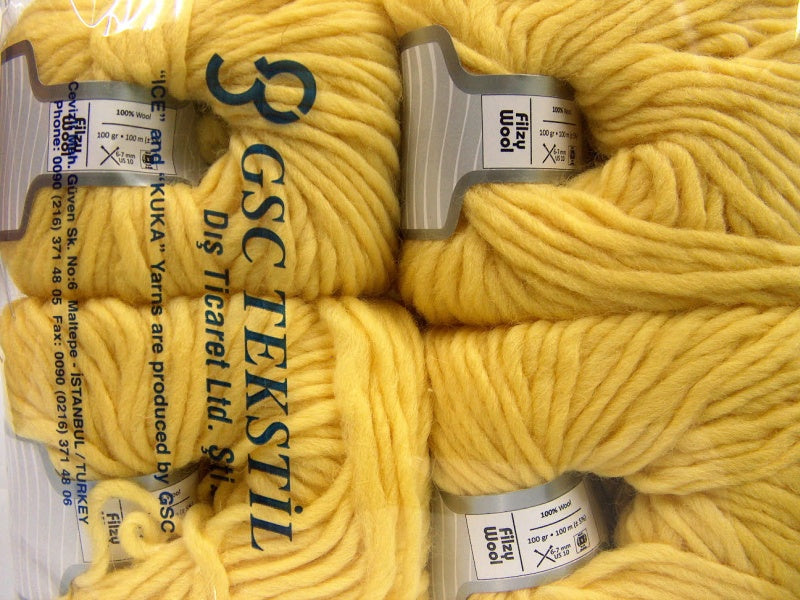Filzy Wool Light Yellow Sku:fnt2-63347