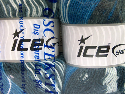 Jacquard Wool Blue, Anthracite Black, White Sku:fnt2-63387