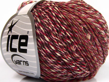 Lorena Colorful Maroon, Lilac, Red, Brown, White fnt2-63413