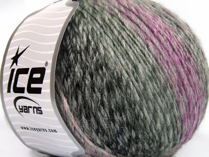 Roseto Worsted Grey Shades, Lilac Shades fnt2-63450