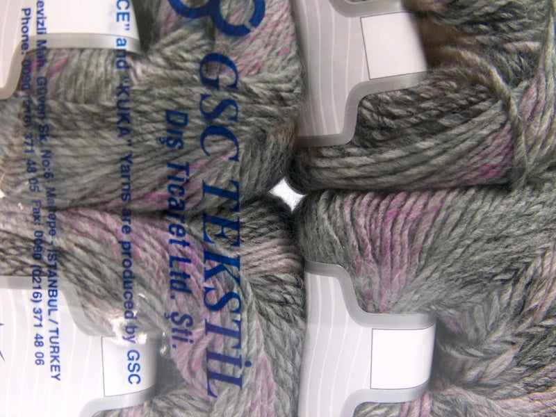 Roseto Worsted Grey Shades, Lilac Shades fnt2-63450