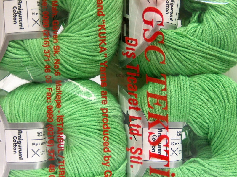 Amigurumi Cotton Light Green fnt2-63479