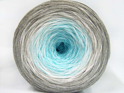 Cakes Cotton Fine White, Light Turquoise, Light Grey fnt2-63712