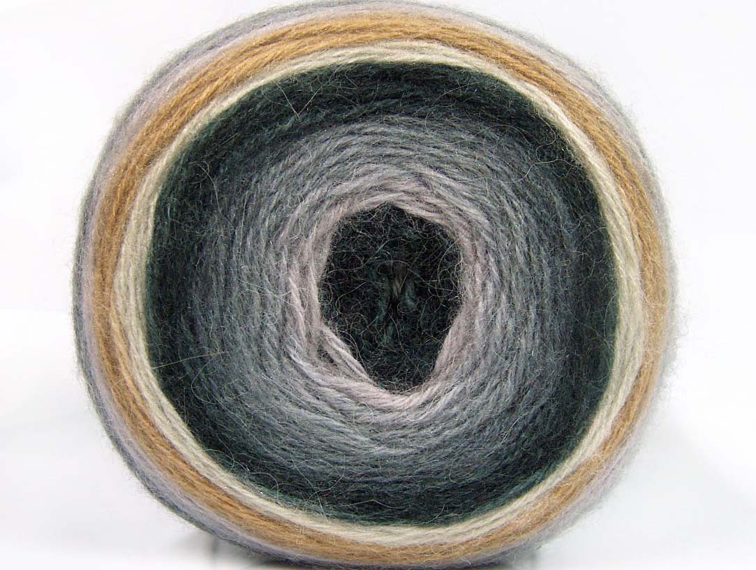Cakes Mohair Light Brown, Grey Shades, Cream fnt2-63713