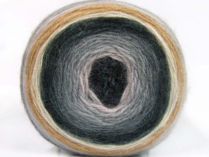 Cakes Mohair Light Brown, Grey Shades, Cream fnt2-63713