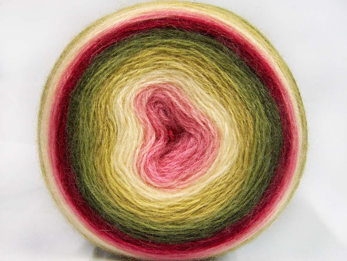 Cakes Mohair Pink, Green Shades, Burgundy fnt2-63718