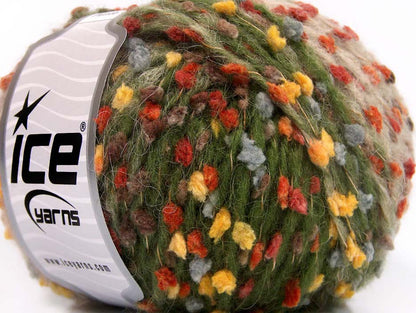 Alpaca Punto Green, Beige, Copper, Yellow, Blue fnt2-64005