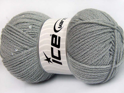 Chain Paillette Light Grey fnt2-64447