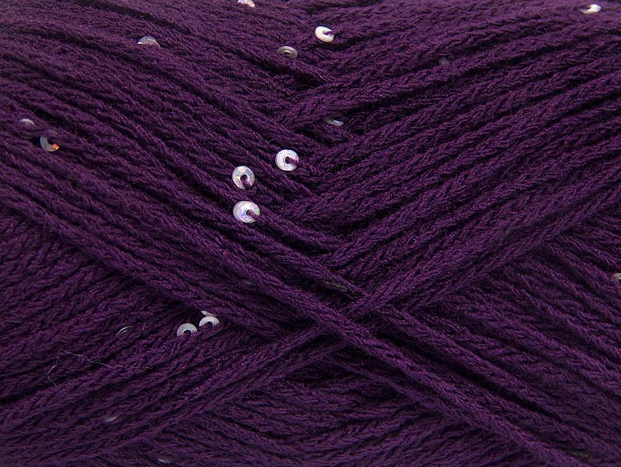 Chain Paillette Purple fnt2-64450