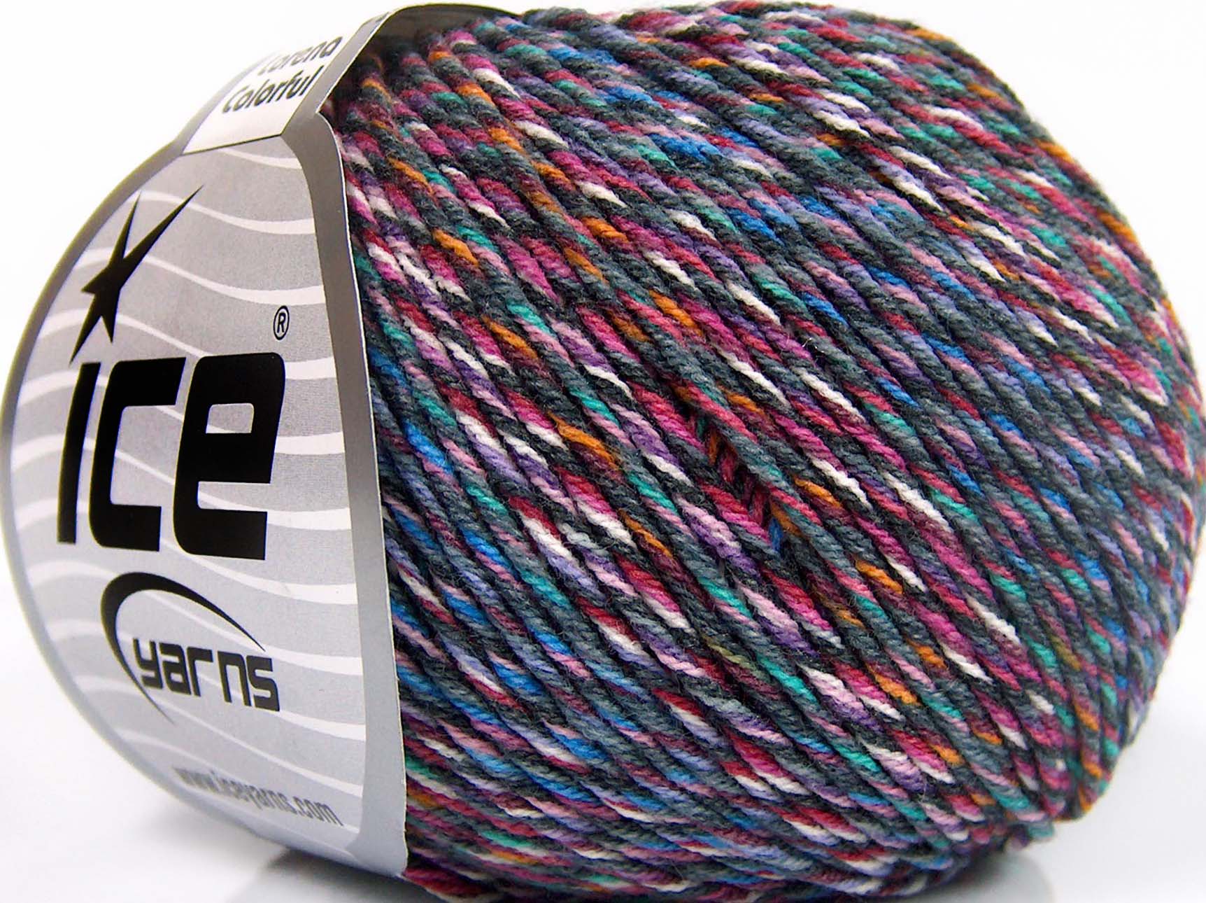 Lorena Colorful Grey, Blue, Lilac, Pink, Orange, White fnt2-64457