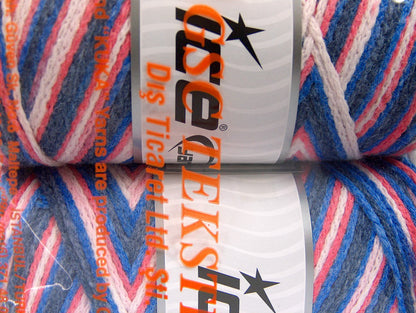 Saver Chain Color Blue Shades, Salmon, White fnt2-64472