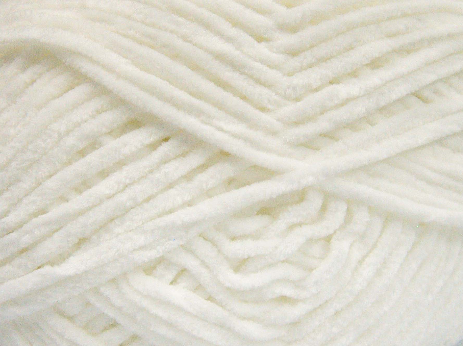 Chenille Baby Light White fnt2-64486