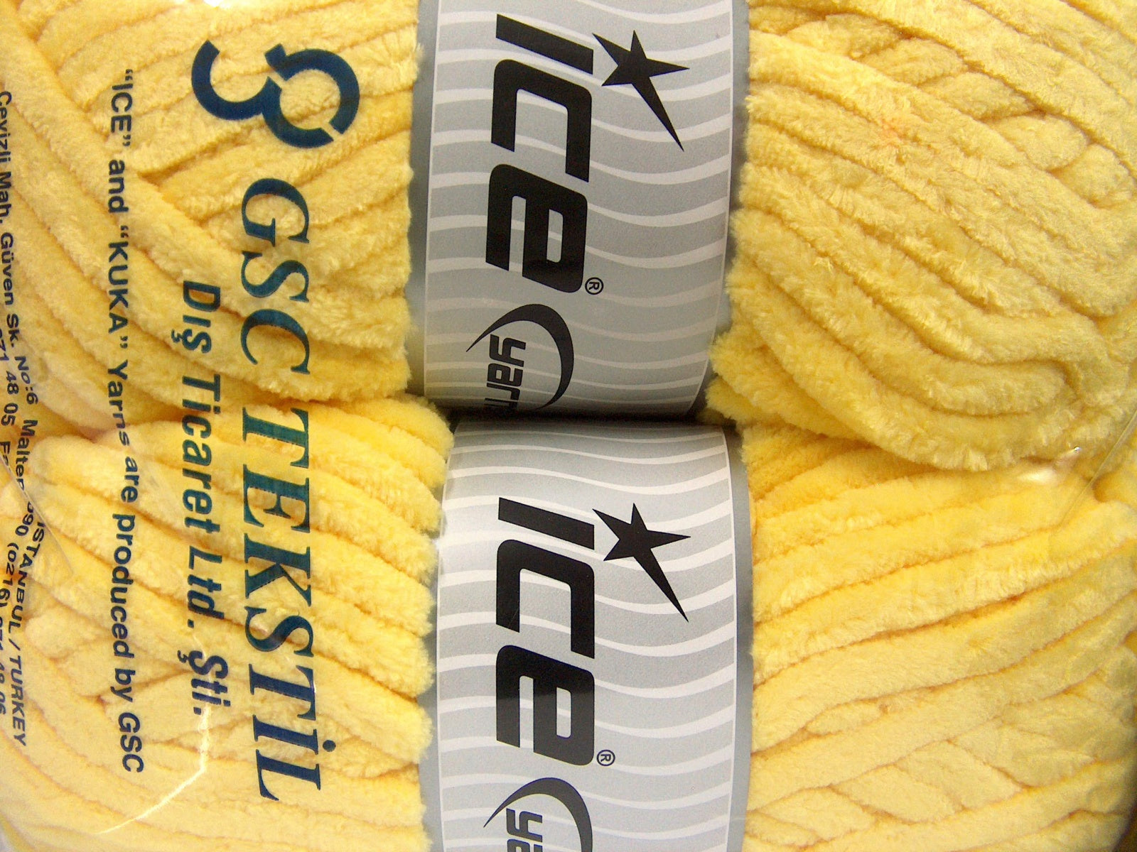 Chenille Superbulky Yellow fnt2-64516