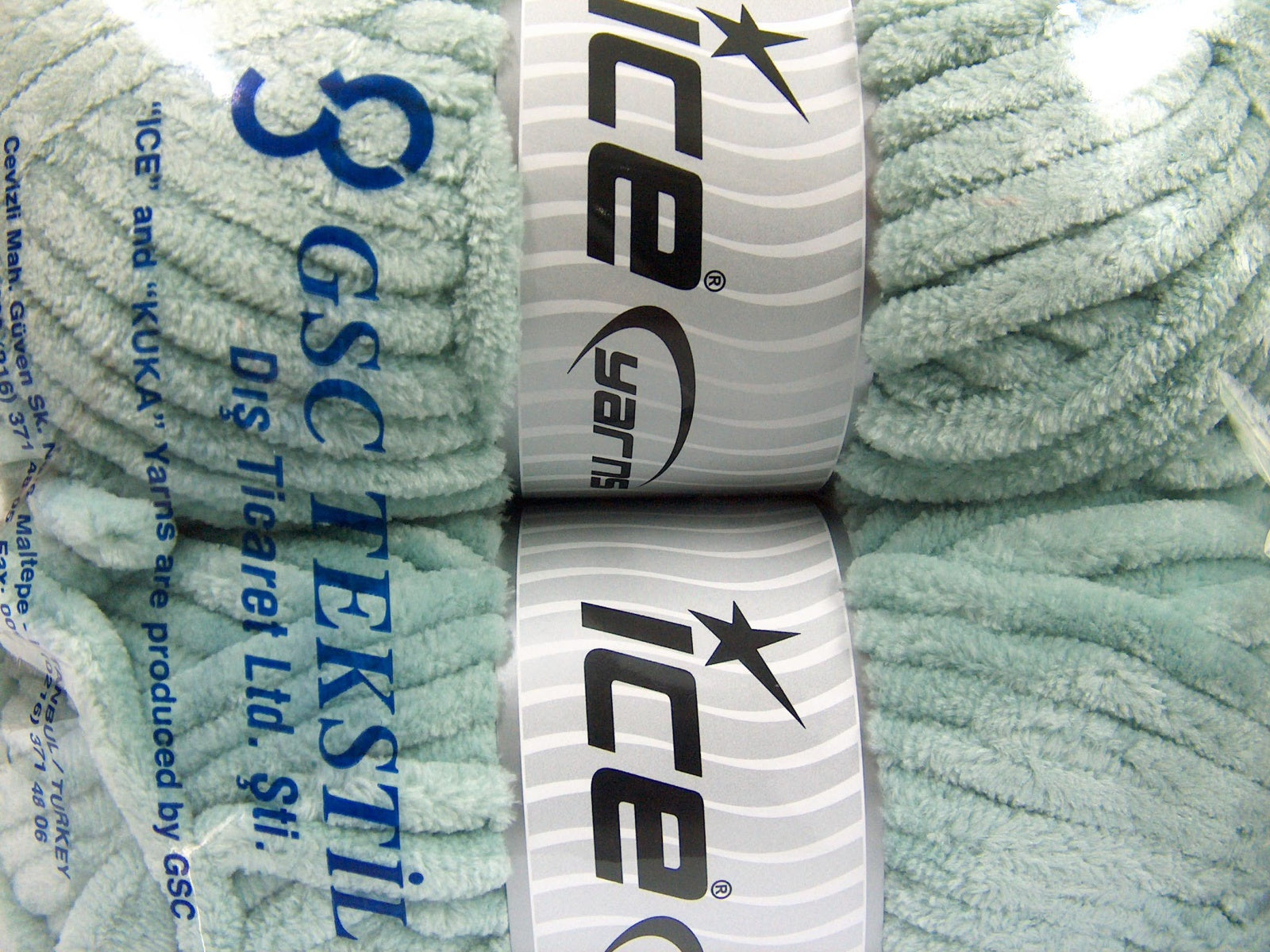 Chenille Superbulky Mint Green fnt2-64525