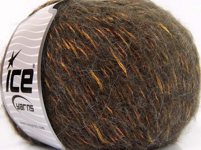 Alpaca Shine Dark Brown, Gold, Olive Green Sku:fnt2-64603