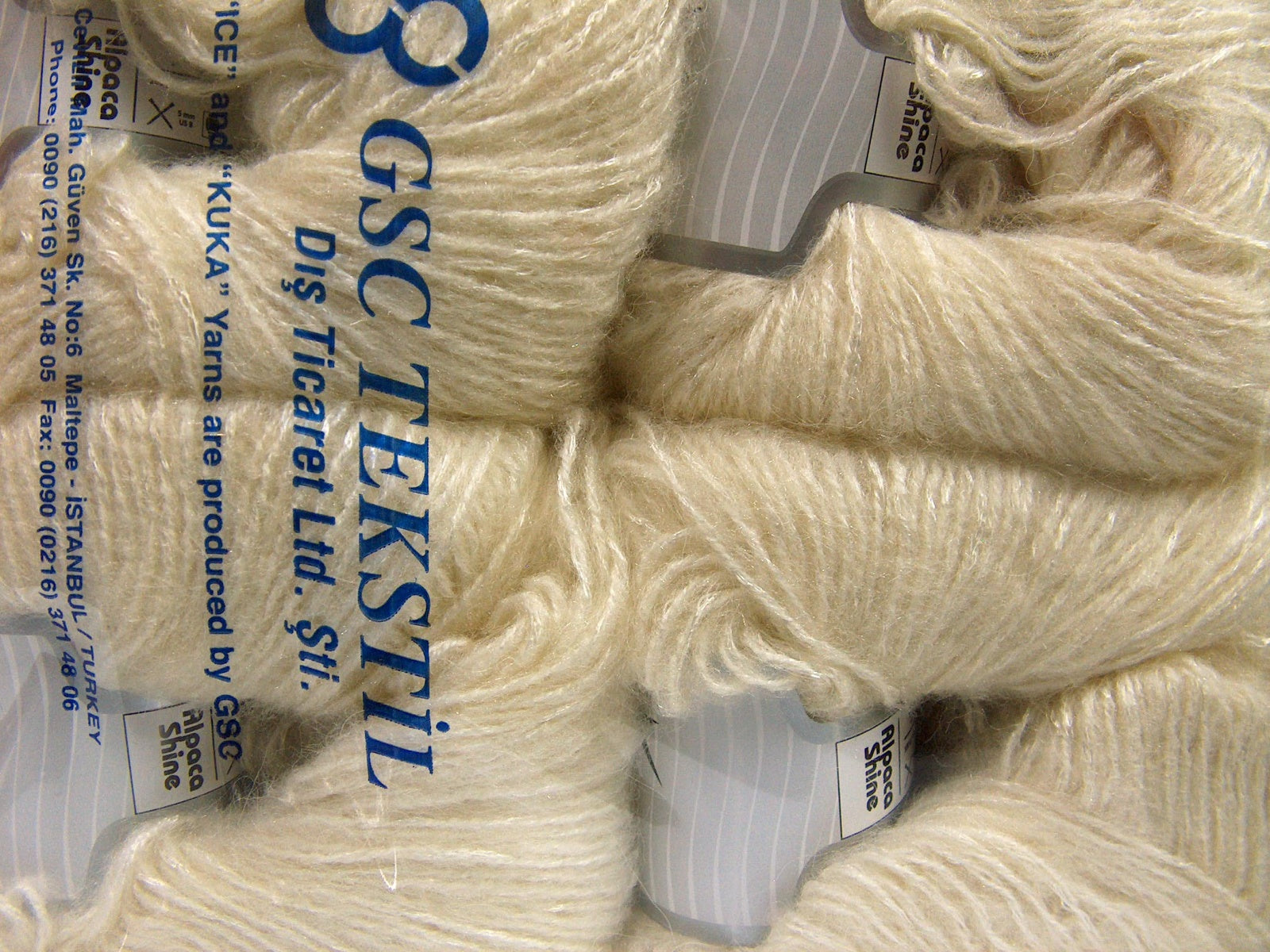 Alpaca Shine Ecru Sku:fnt2-64916