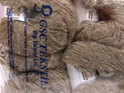 Alpaca Shine Bronze, Light Camel, Black Sku:fnt2-64919