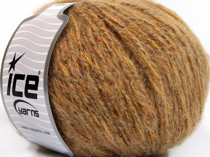 Alpaca Shine Light Brown, Gold, Black, Green Sku:fnt2-64921