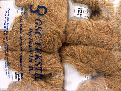Alpaca Shine Light Brown, Gold, Black, Green Sku:fnt2-64921