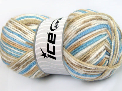 Favorite Baby Camel, Beige, Baby Blue, White fnt2-65051